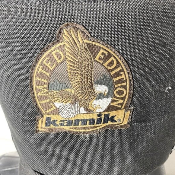 Vintage Kamik Black Limited Edition Embroidered Insulated Winter Boots 9 - Picture 7 of 13